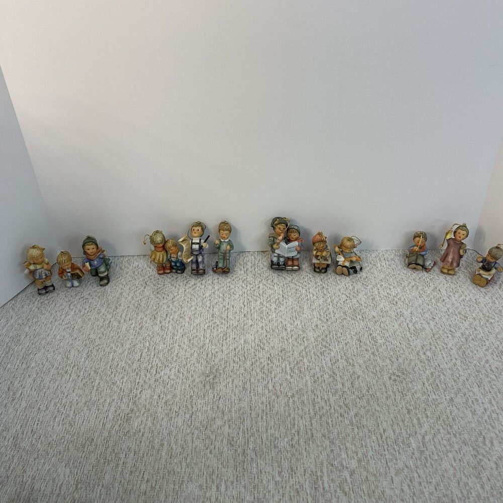 Berta Studio Hummel Christmas Ornament Lot of 12 With COAs
